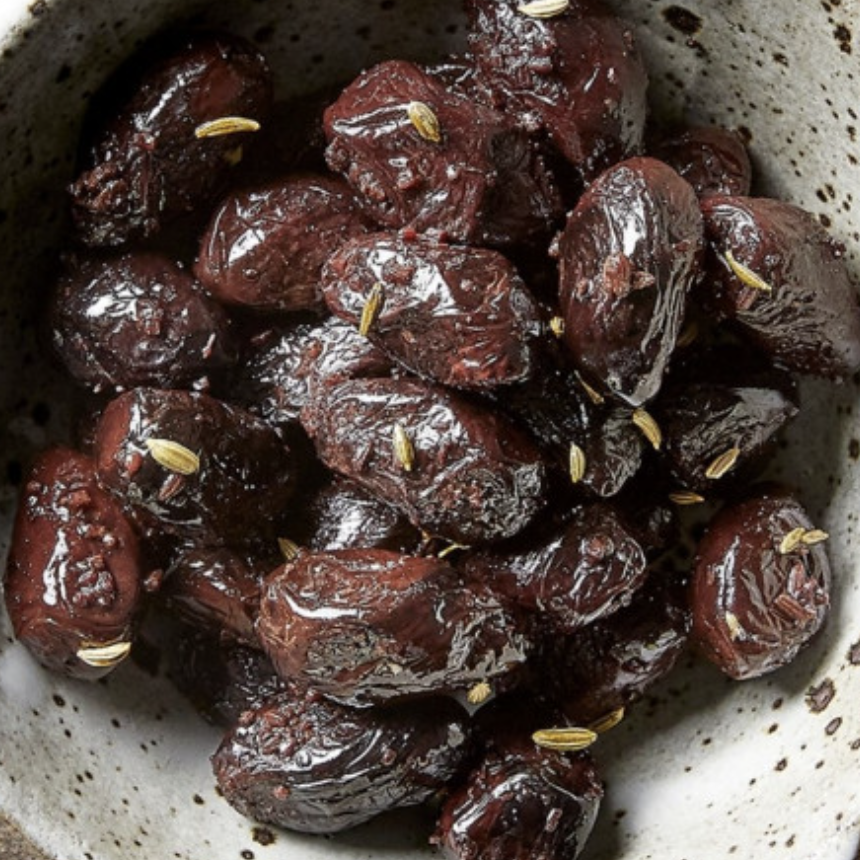 Marinated Salt Cured Kalamata Olives - Mount Zero